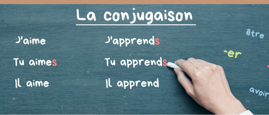 Apprendre les verbes et la conjugaison française