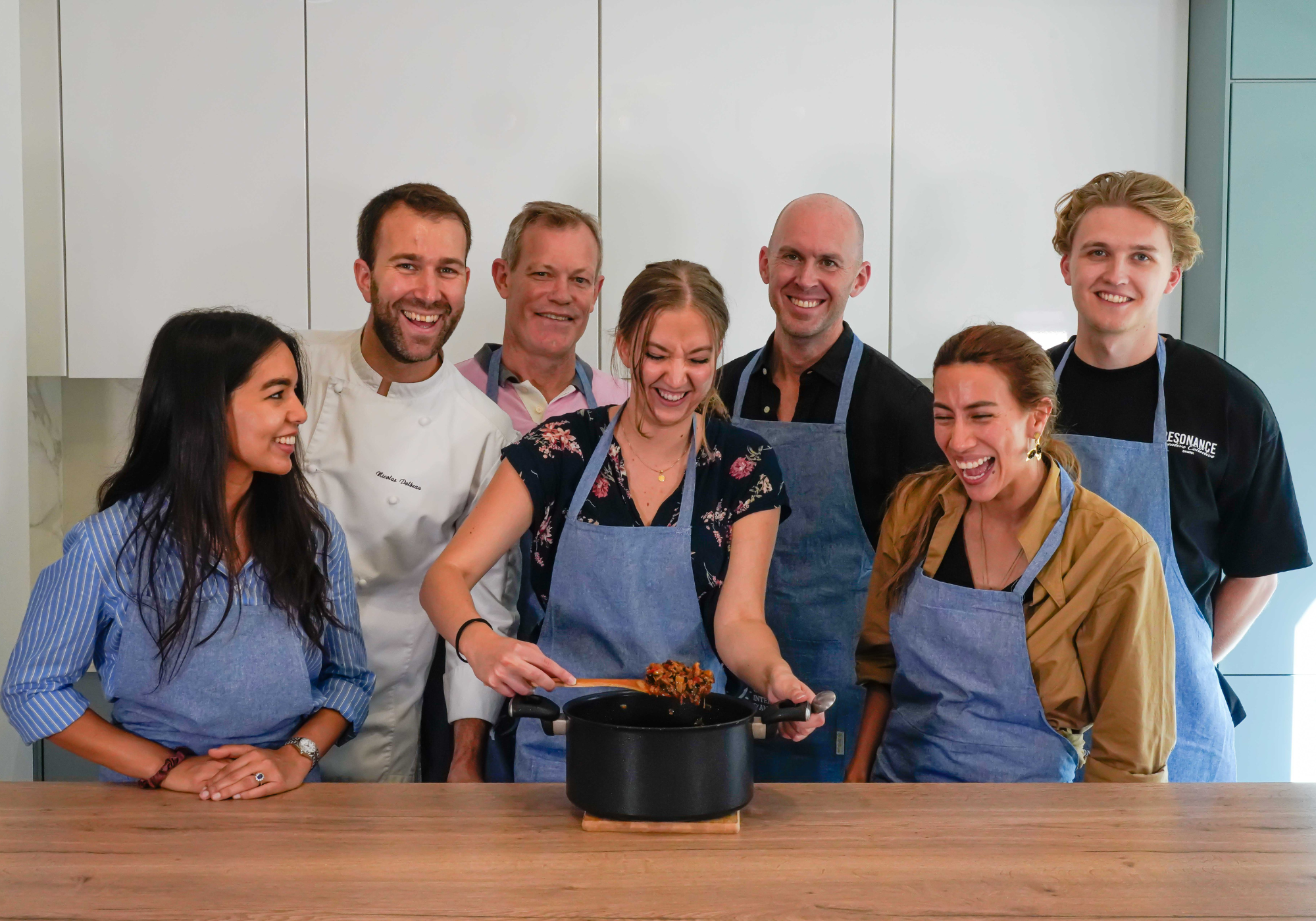 Wine cooking program adult learn french